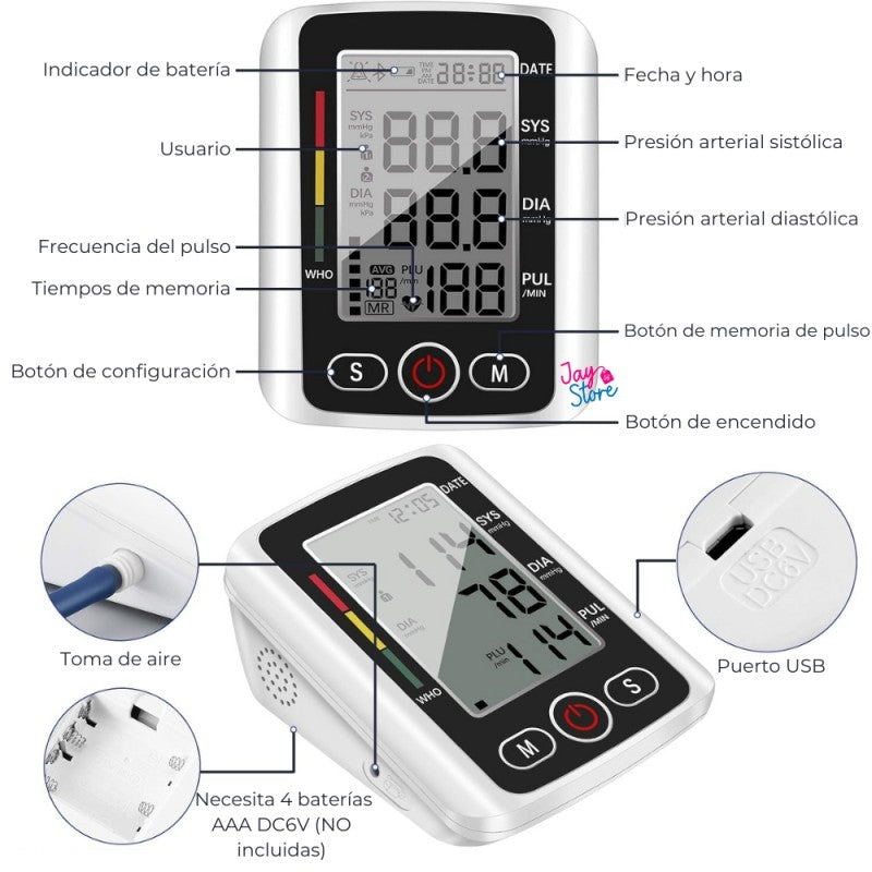 Kit Glucómetro + Tensiómetro Digital