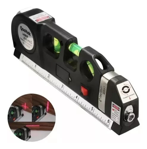 Nivel Laser Con Metro Tres Burbujas