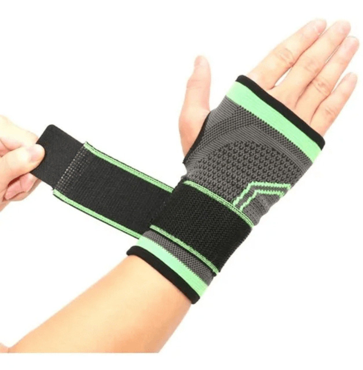 🖐️ MUÑEQUERA LICRADA CORTA CON BANDA AJUSTABLE