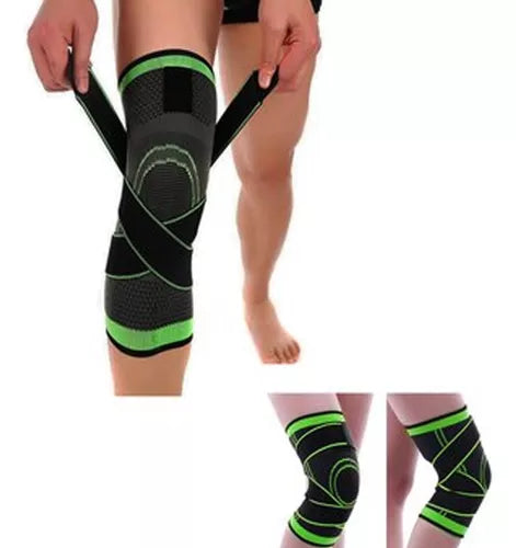 Rodillera Verde Ajustable X2